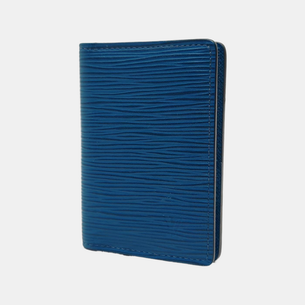 Epi Card Holder Blue