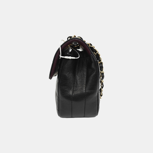 Quilted Lambskin Crossbody Bag Black