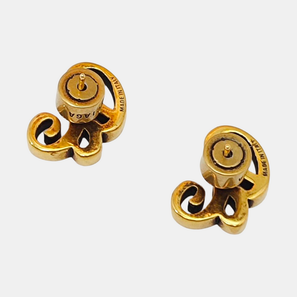 Metal Gold Stud Earrings