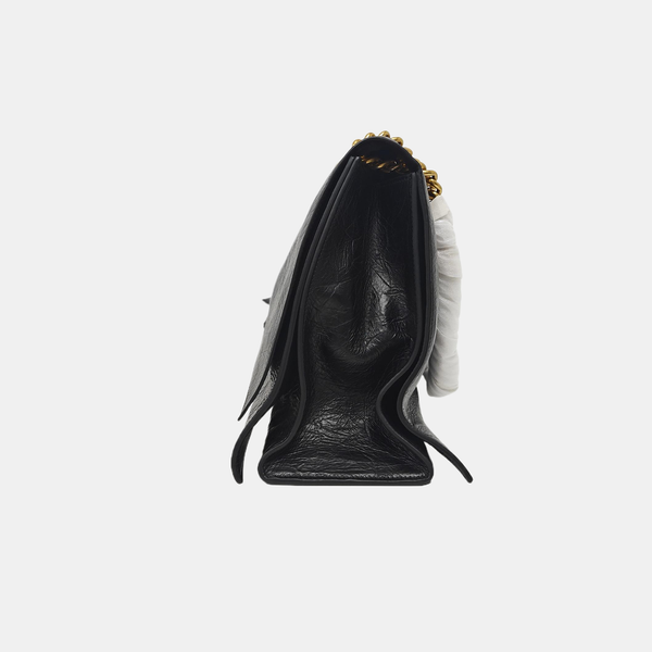 Crush Calfskin Black
