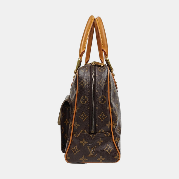 MANHATTAN GM Monogram Coated Canvas Brown
