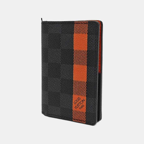 Damier Graphite Coated Canvas Wallet Gray