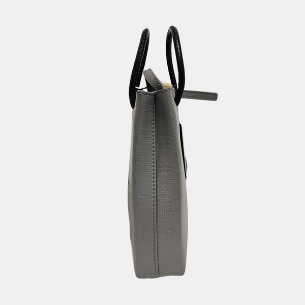 Shopping Bag Calfskin Gray