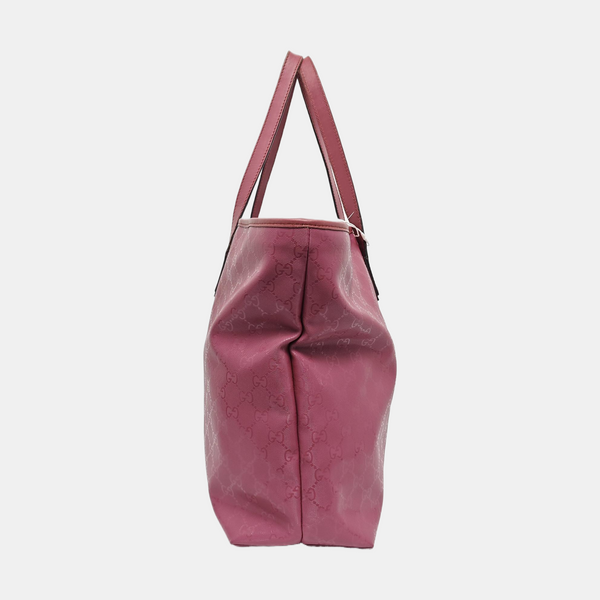 GG Imprime Monogram Coated Canvas Pink