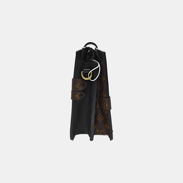 TRUNK Monogram Coated Canvas Brown