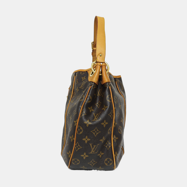 GALLIERA Monogram Coated Canvas Brown