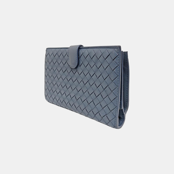 Lambskin Wallet Blue