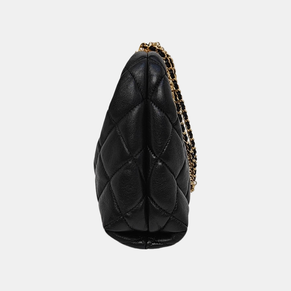 24A Quilted Lambskin Black