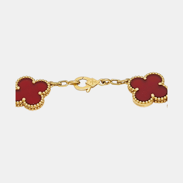 Vintage Alhambra 18k Gold Bracelet