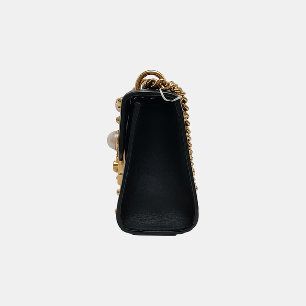 Authenticated pre-owned Padlock Small Calfskin Black - Crossbody Bag at Looply