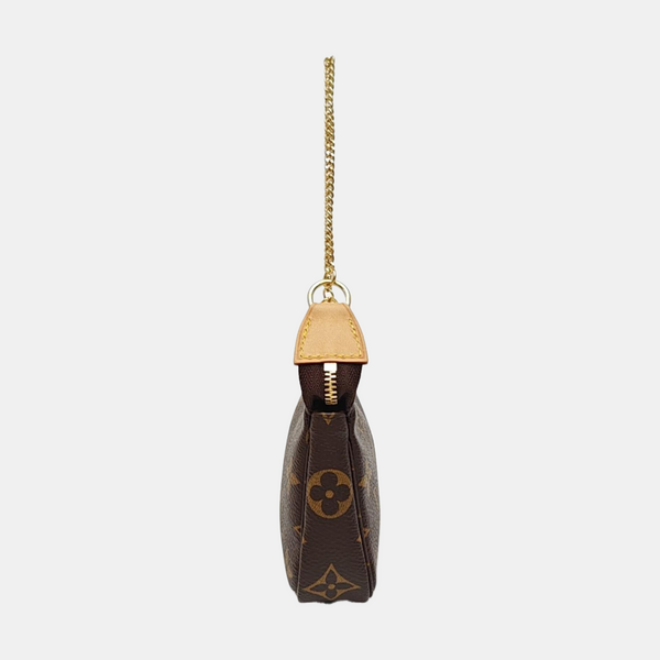 ACCESSOIRES Mini Monogram Coated Canvas Brown