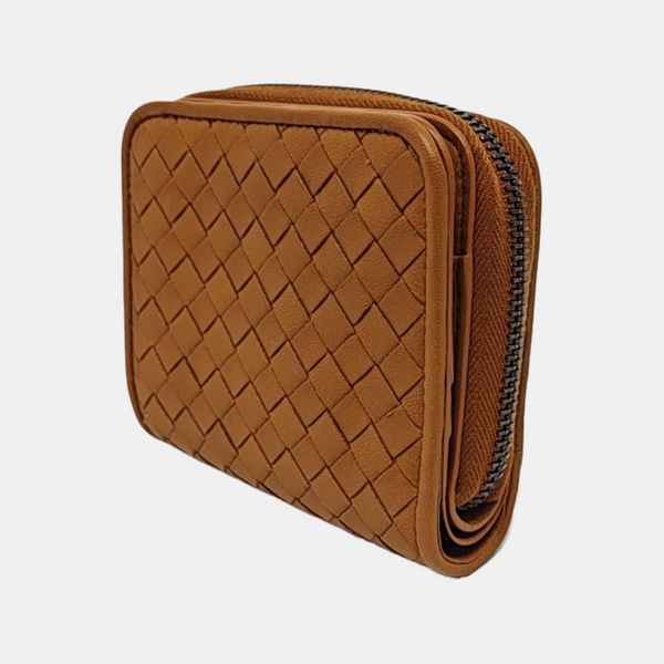 Lambskin Card Holder Brown