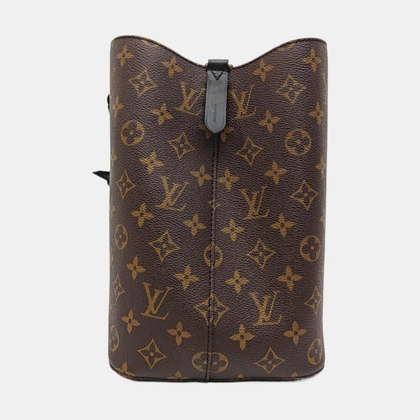 NÉONOÉ MM Monogram Coated Canvas Brown
