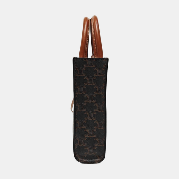 CABAS CELINE Mini Coated Canvas Brown