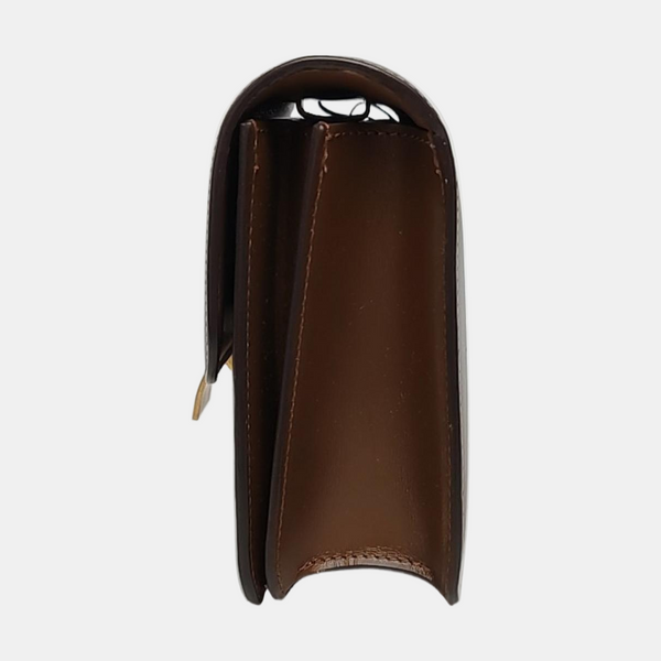 Authenticated pre-owned CLASSIC BOX Small Calfskin Brown - Shoulder Bag at Looply