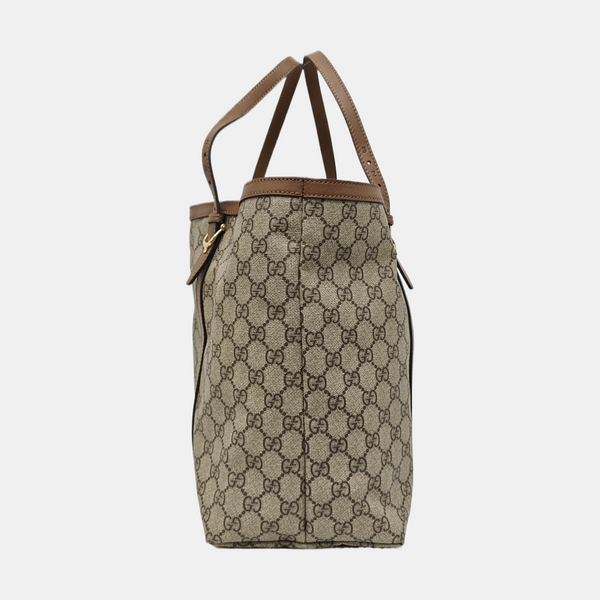 GG Supreme Monogram Coated Canvas Black