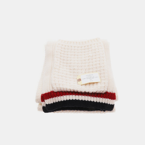 White Wool Scarf