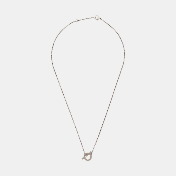 Finesse 18k White Gold Silver Necklace