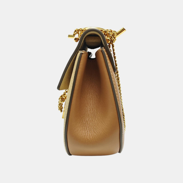 Drew Small Calfskin Brown