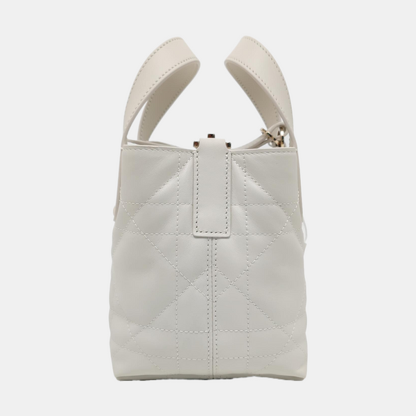 Toujours Nano Cannage Calfskin White