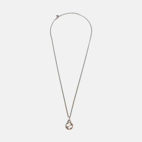 Interlocking G 925 Sterling Silver Necklace