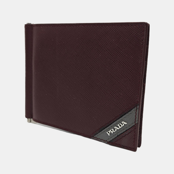 Calfskin Card Holder Red