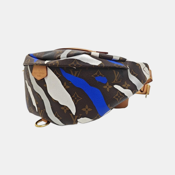 BUMBAG Monogram Coated Canvas Brown