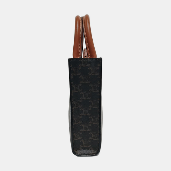 CABAS CELINE Mini Coated Canvas Brown
