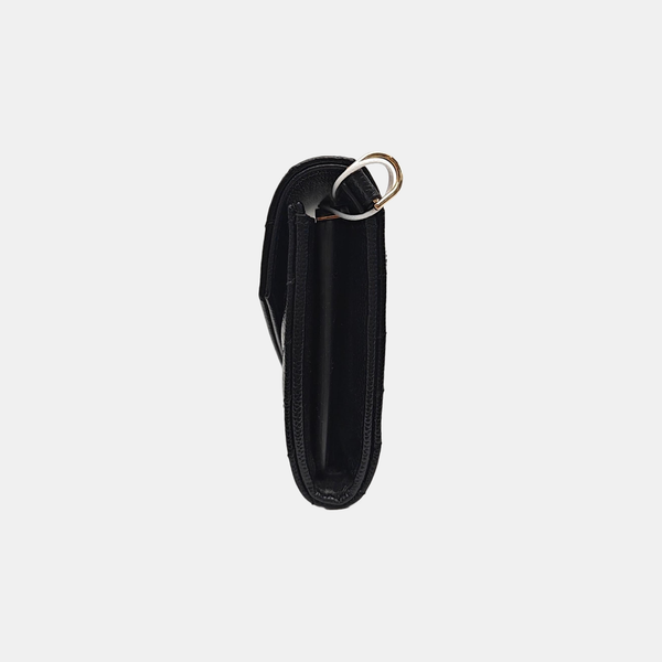 MONOGRAM Chevron Calfskin Black