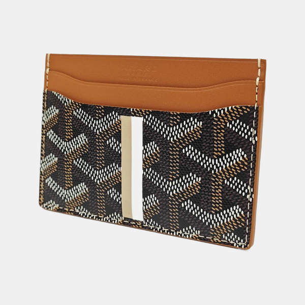 Coated Canvas Card Holder Black