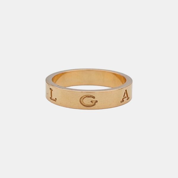 B.ZERO1 18k Rose Gold Ring EU 50
