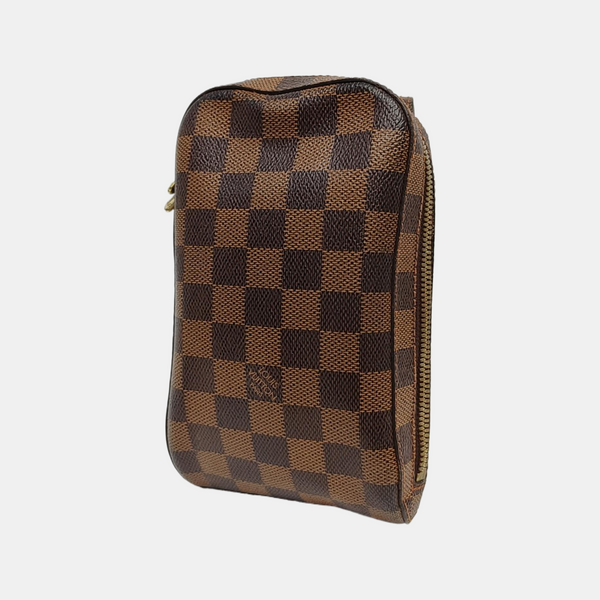 GÉRONIMOS Damier Ebene Coated Canvas Brown