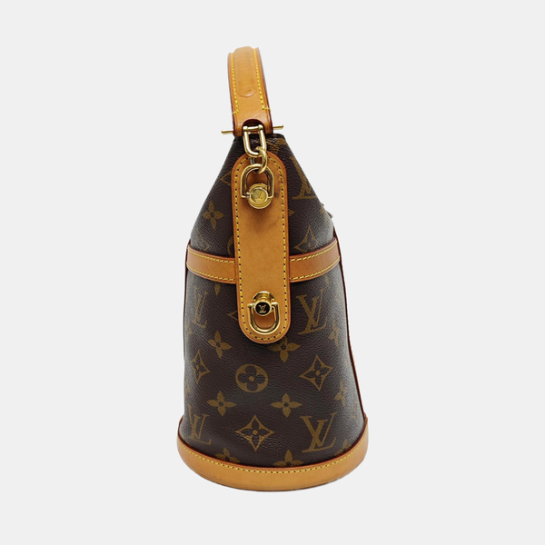 DUFFLE Monogram Coated Canvas Brown