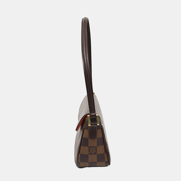 RECOLETA Damier Ebene Coated Canvas Brown