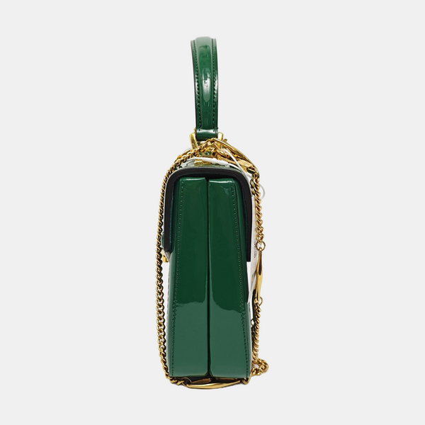 Sylvie 1969 Mini Patent Leather Green