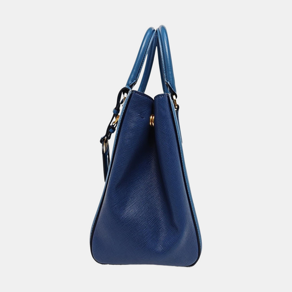 Parabole Saffiano Calfskin Blue