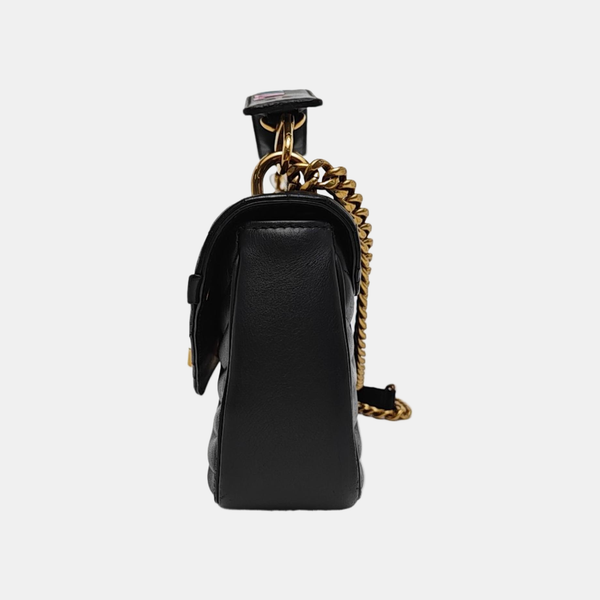 NEW WAVE MM Quilted Calfskin Black