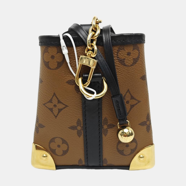 NOÉ PURSE LV CHARMS Monogram Coated Canvas Brown