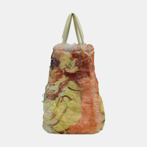 Lady Dior Medium Fur Multicolor