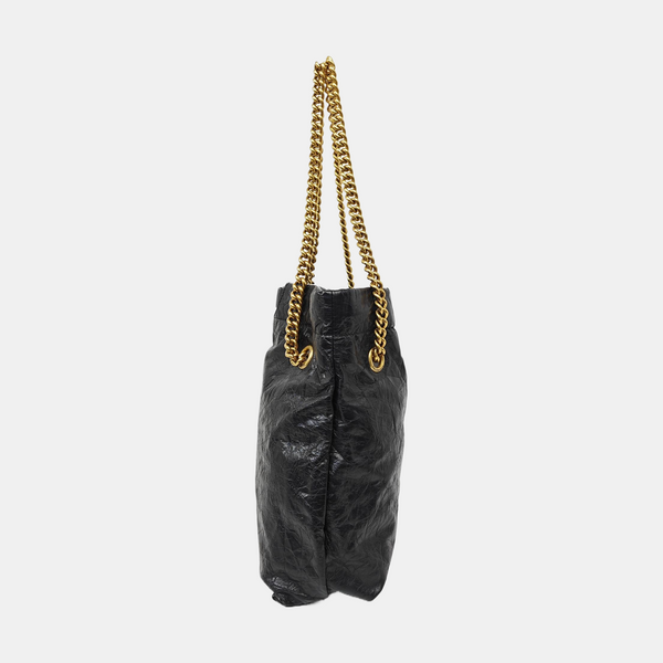 Calfskin Shoulder Bag Black