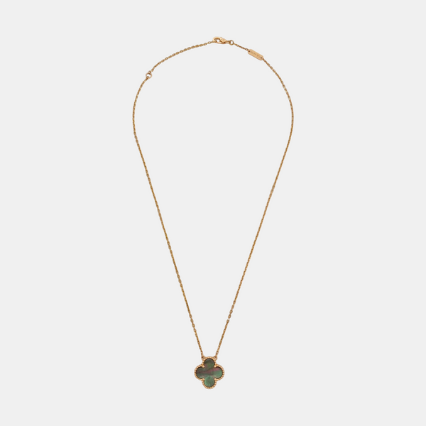 Vintage Alhambra 18k Rose Gold Necklace