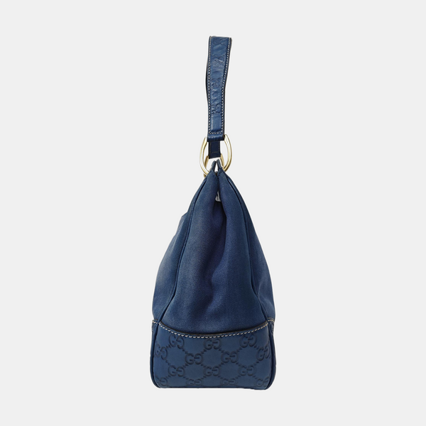 Canvas Shoulder Bag Blue