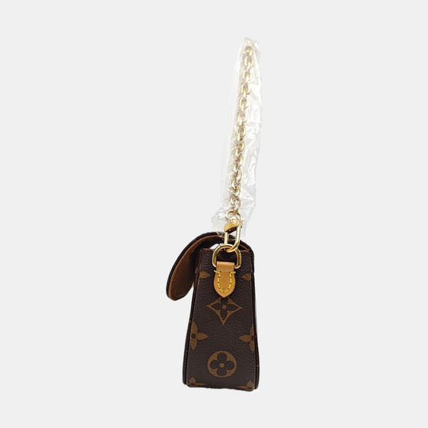 IVY Monogram Coated Canvas Brown
