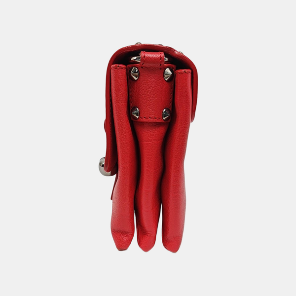 Calfskin Shoulder Bag Red