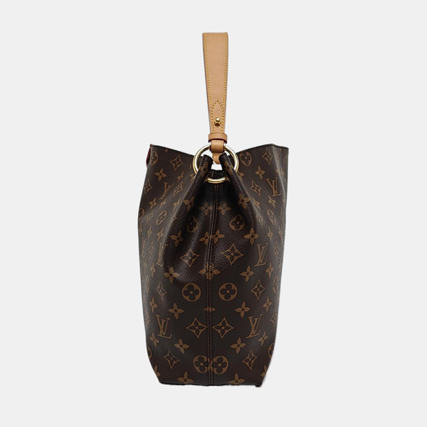 GRACEFUL TPM Monogram Coated Canvas Brown