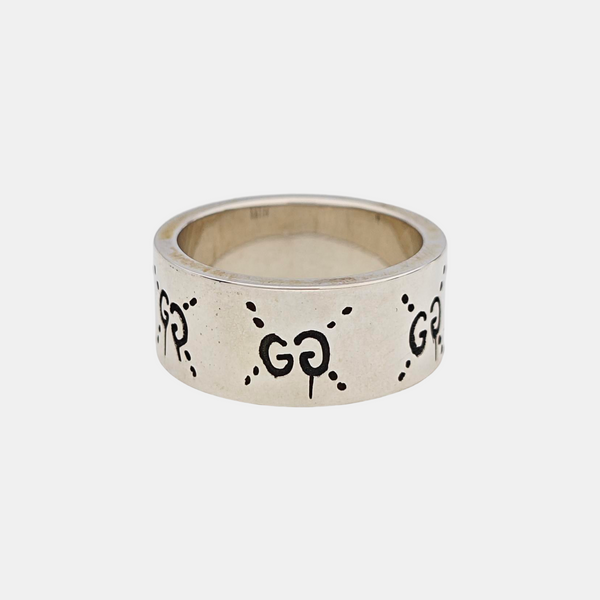Ghost 925 Sterling Silver Ring EU 55