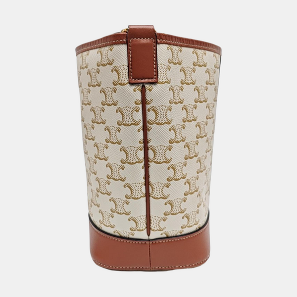 TRIOMPHE CANVAS Small Coated Canvas Beige