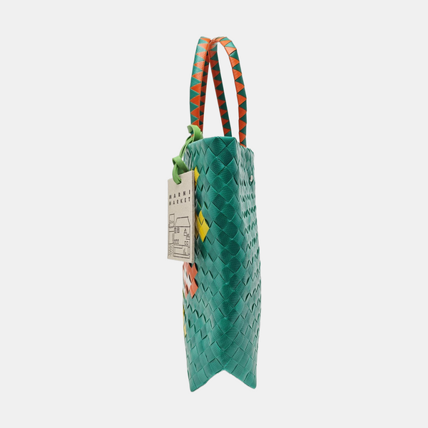 Special Material Top Handle Bag Multicolor