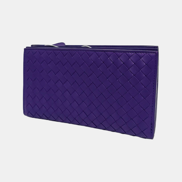 Lambskin Wallet Purple