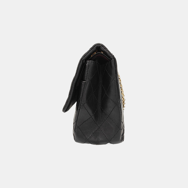 2.55 227 (jumbo) Quilted Calfskin Black